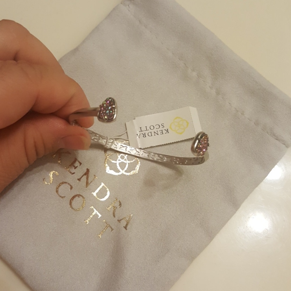 Kendra Scott Hanna platinum druzy and